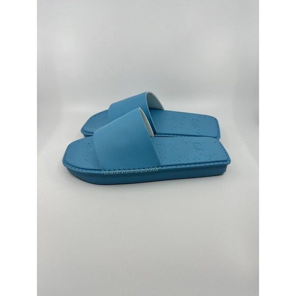 Adidas Y-3 Yohji Yamamoto Blue Cyan Water Slides Men's Size 6 Women's 7.5 ID4444 - Picture 3 of 5